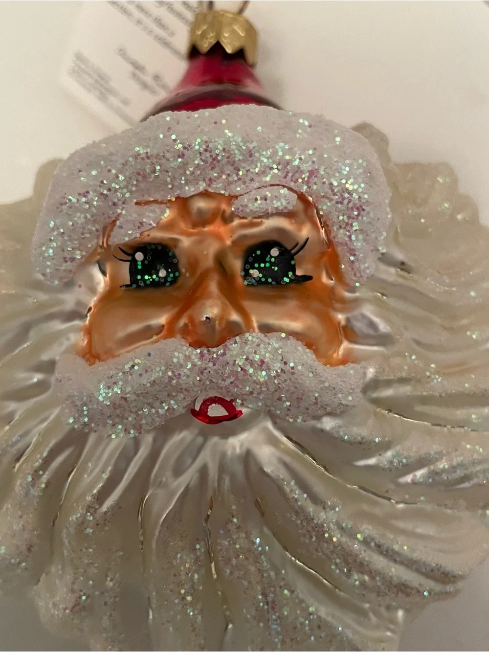 Vntg Christopher Radko “Winter Winds” Santa Ornament Retired Christmas Holiday